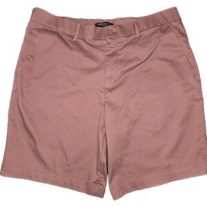 Banana Republic Slim Fit Aiden Club Chino Shorts Men's 36 Tango Red